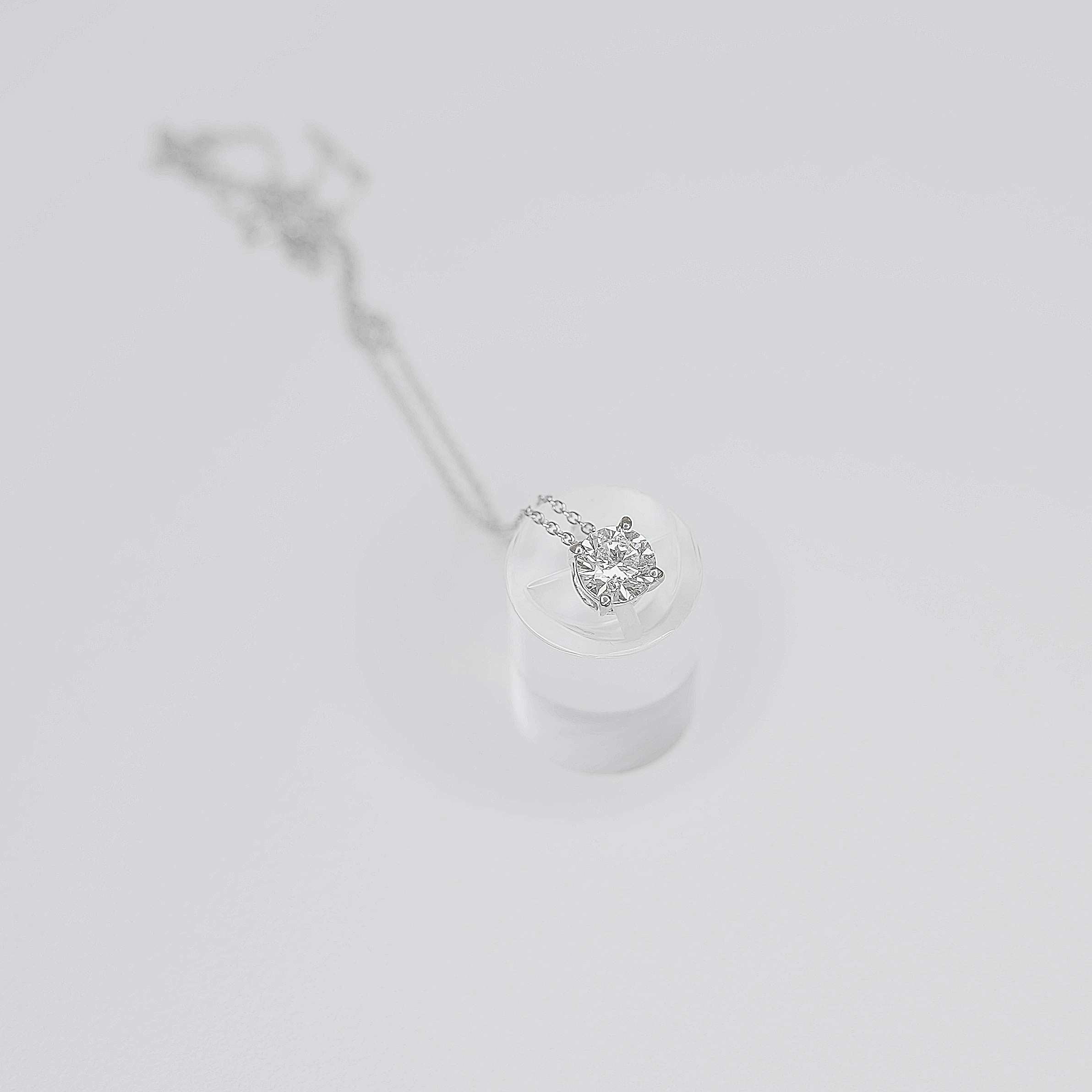 1,80 Karat Diamantkette  VS1 Rundschliff
