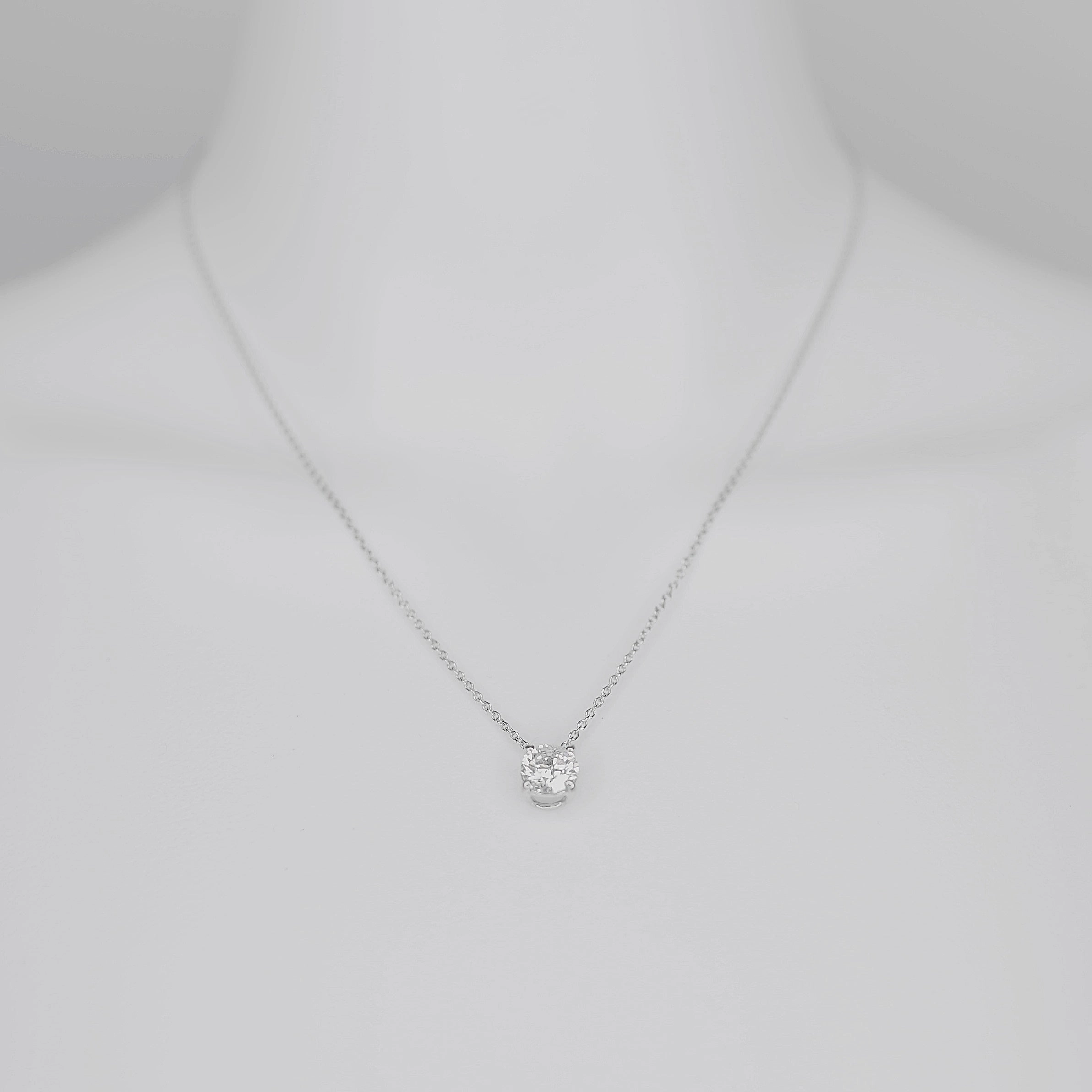 1,80 Karat Diamantkette  VS1 Rundschliff