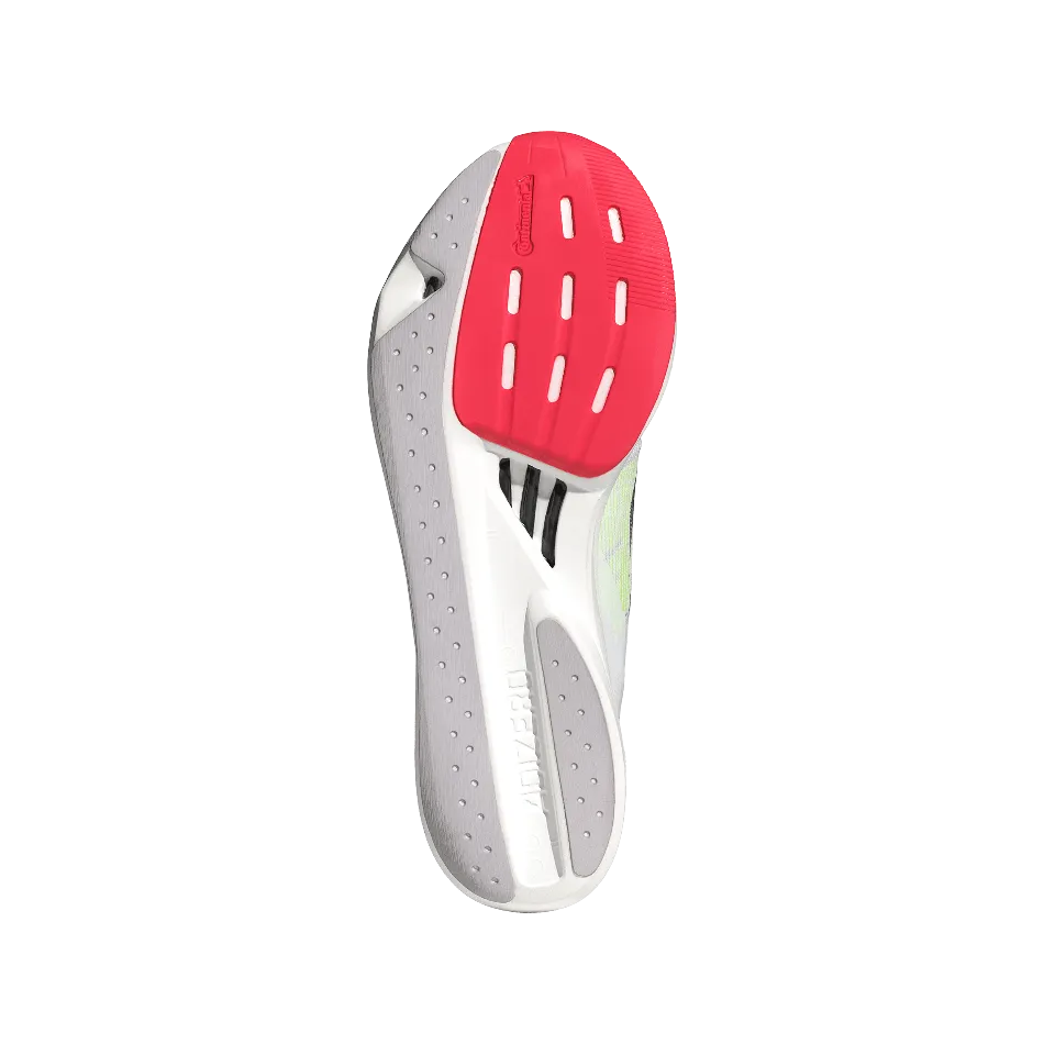 Adidas Herren Adizero Takumi Sen 10 Laufschuhe in Wolkenweiß/Core Schwarz/Luzides Rot SS25