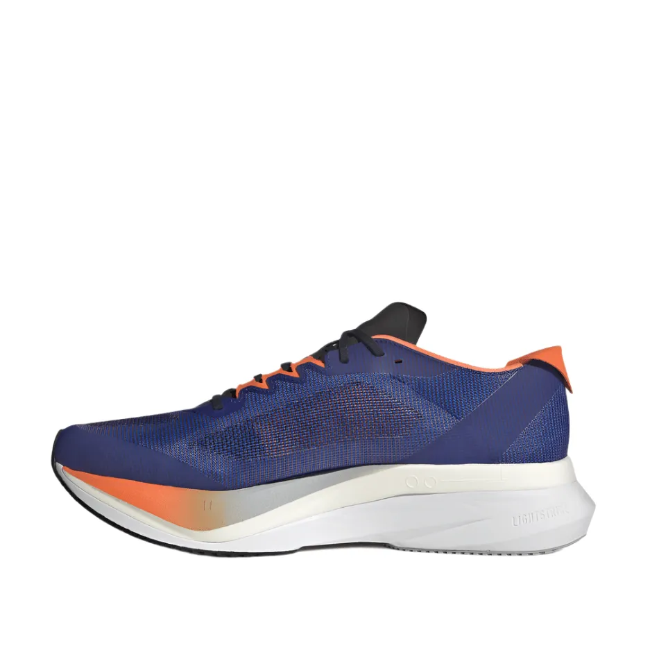 Adidas Herren Boston 12 Laufschuhe in Klarblau/FTWR Weiß/Impact Orange SS25