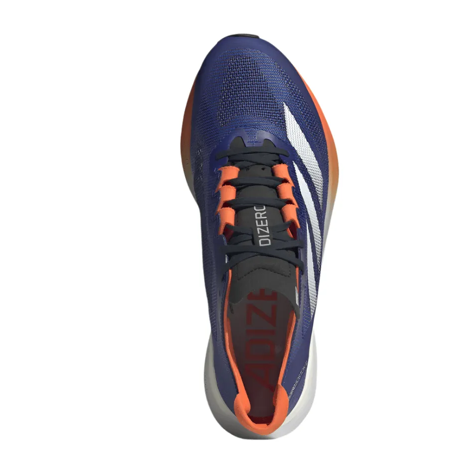 Adidas Herren Boston 12 Laufschuhe in Klarblau/FTWR Weiß/Impact Orange SS25