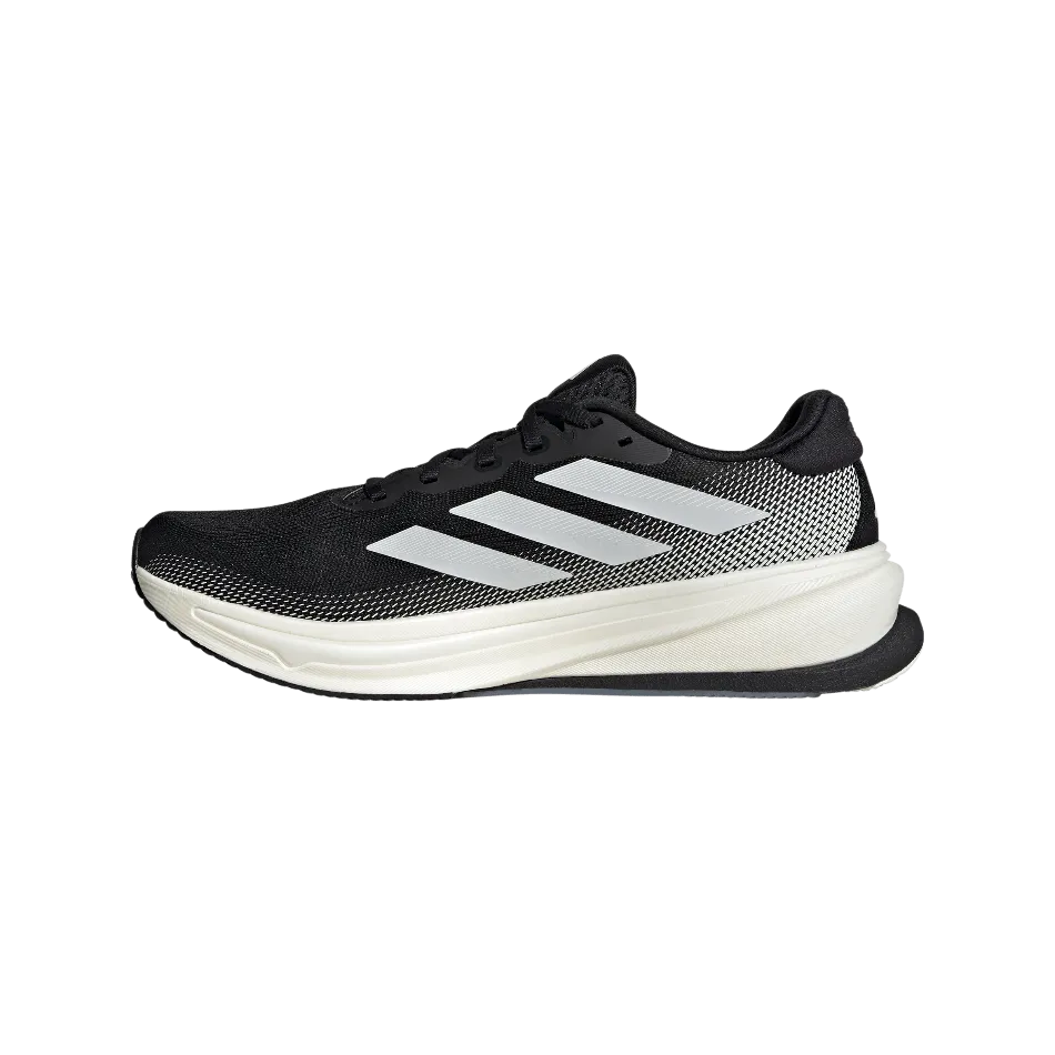 Adidas Herren Supernova Rise 2 Laufschuhe in Core Black/Zero Met/Core Black SS25