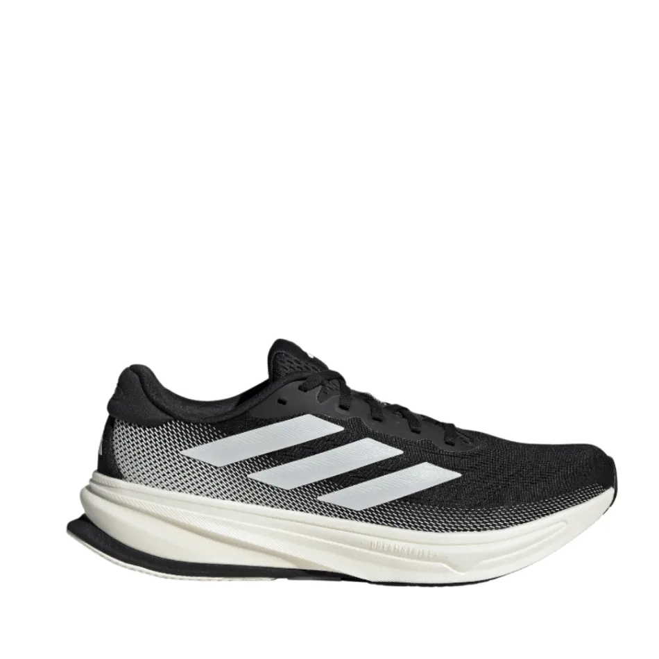 Adidas Herren Supernova Rise 2 Laufschuhe in Core Black/Zero Met/Core Black SS25