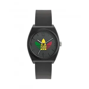 Adidas Project Two GRFX Resin Black Unisex Uhr AOST24071