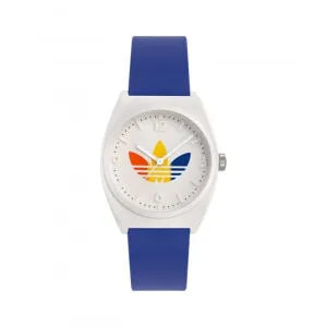 Adidas Project Two GRFX Resin Unisex-Uhr in Weiß AOST24070
