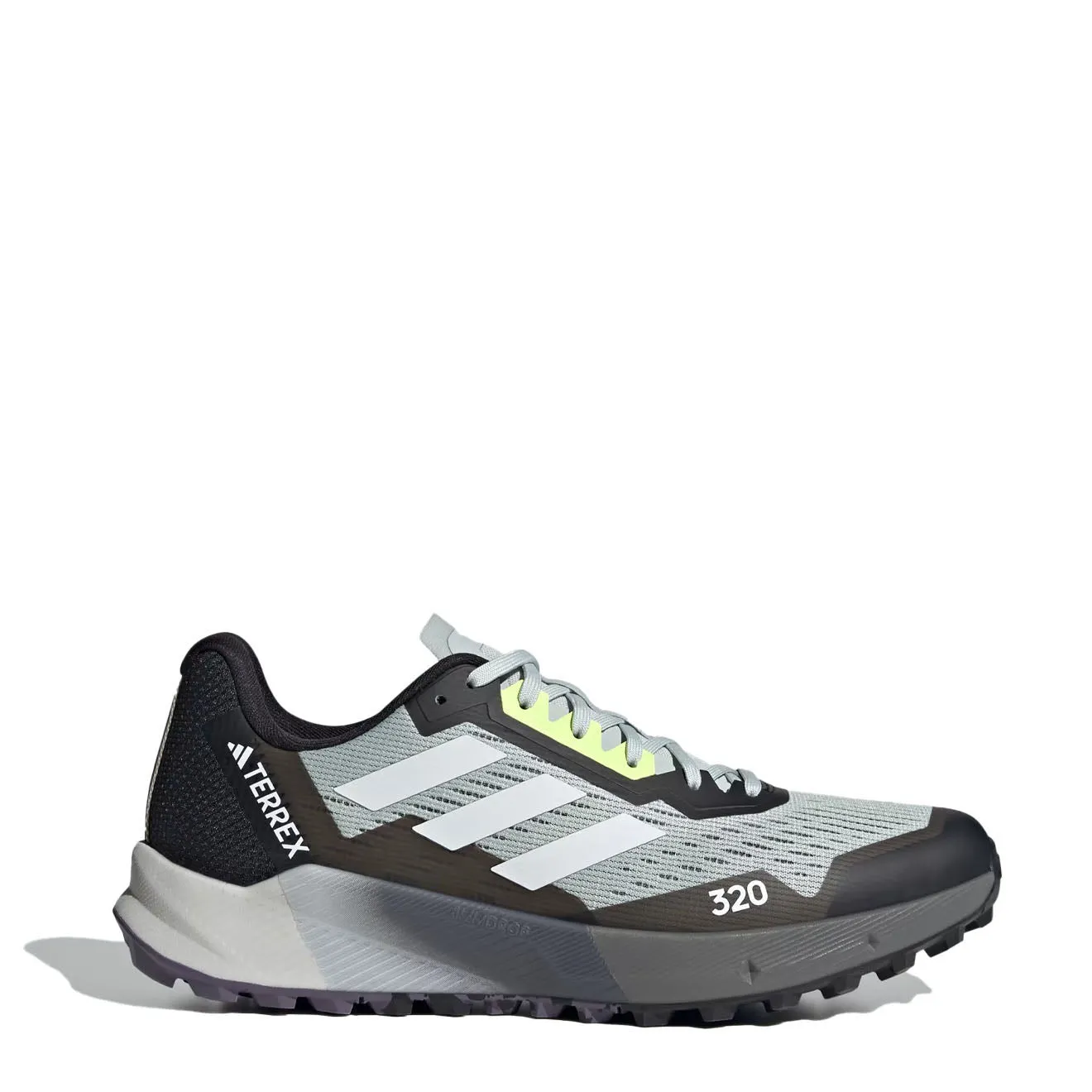 Adidas Terrex Agravic Flow 2.0 Trailrunning-Schuhe Wonder Silver / Kristallweiß / Leuchtendes Zitronengelb
