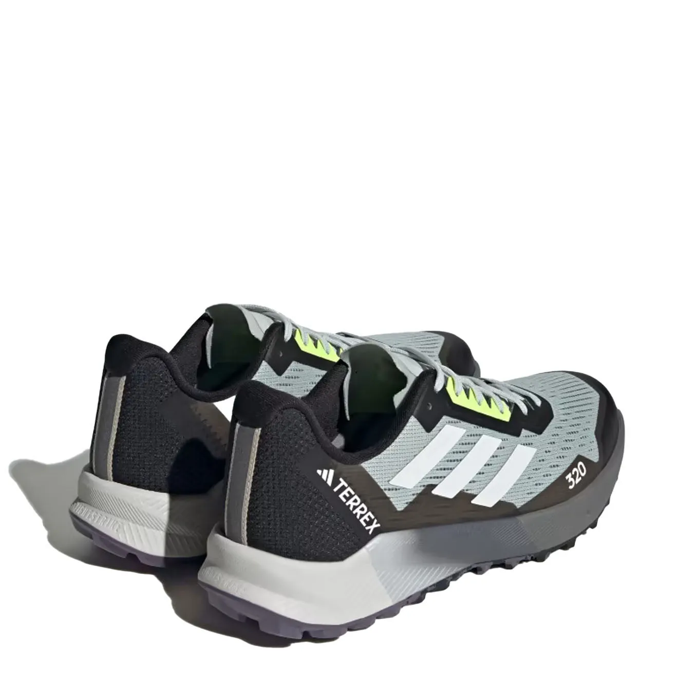 Adidas Terrex Agravic Flow 2.0 Trailrunning-Schuhe Wonder Silver / Kristallweiß / Leuchtendes Zitronengelb