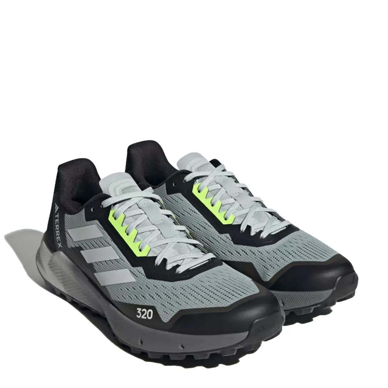 Adidas Terrex Agravic Flow 2.0 Trailrunning-Schuhe Wonder Silver / Kristallweiß / Leuchtendes Zitronengelb