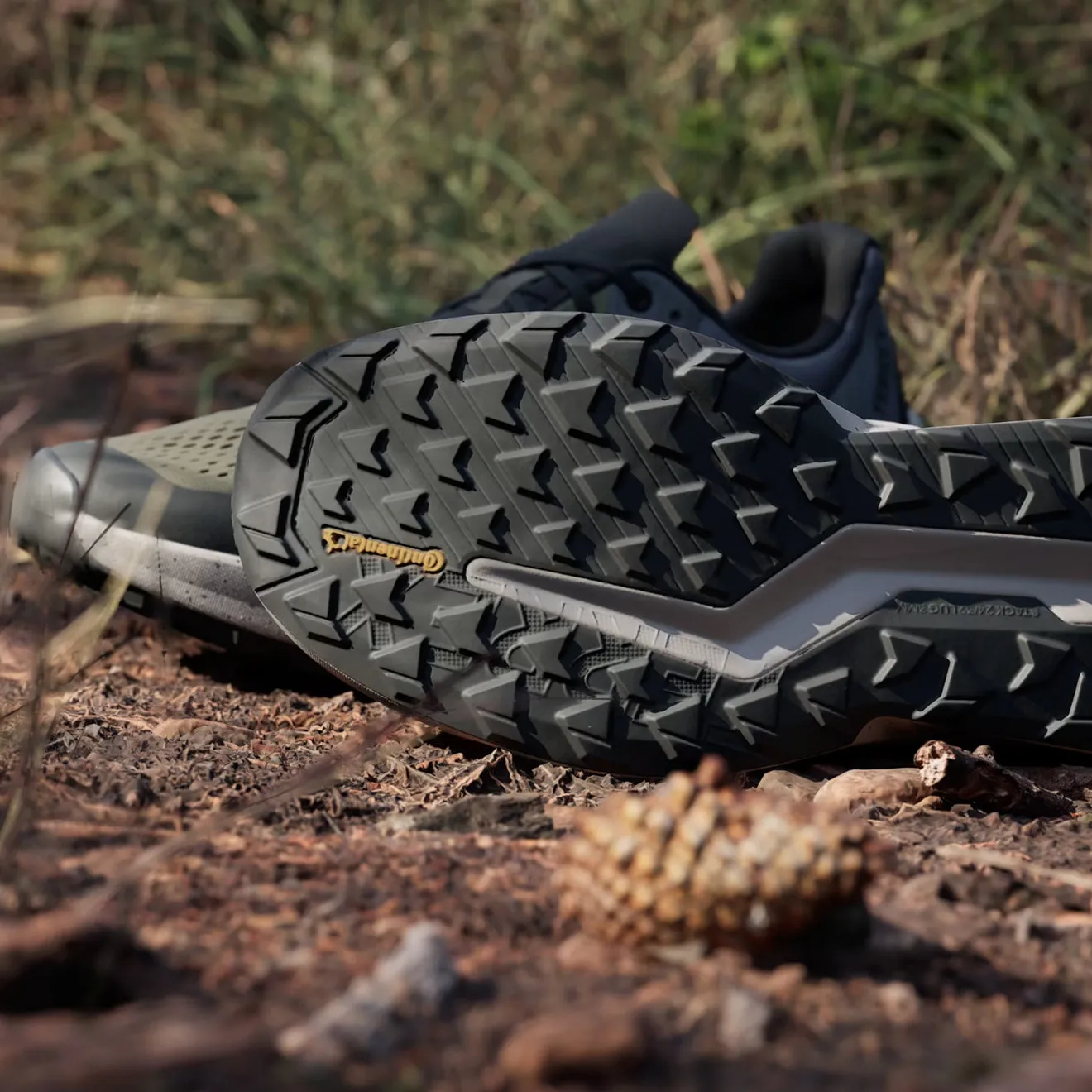 Adidas Terrex Soulstride Flow Trail Running Schuh Olive Strata / Wonder Beige / Kohle