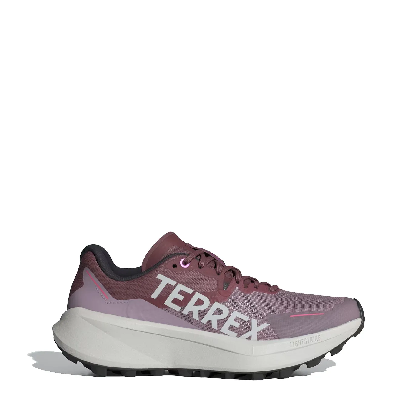 Adidas Terrex Damen Agravic 3 Trail Running Schuhe Gebraucht Feige / Grau / Pink Fusion