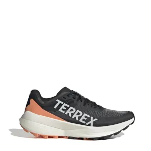 Adidas Terrex Damen Agravic Speed Trail Running Schuhe Kernschwarz / Grau One / Bernsteinfarben