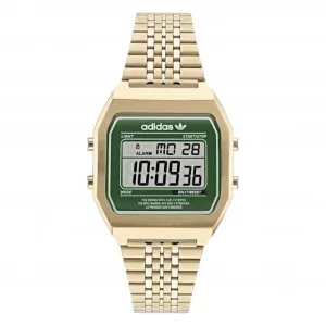 Adidas Unisex Digital Two Uhr in Goldton AOST22071