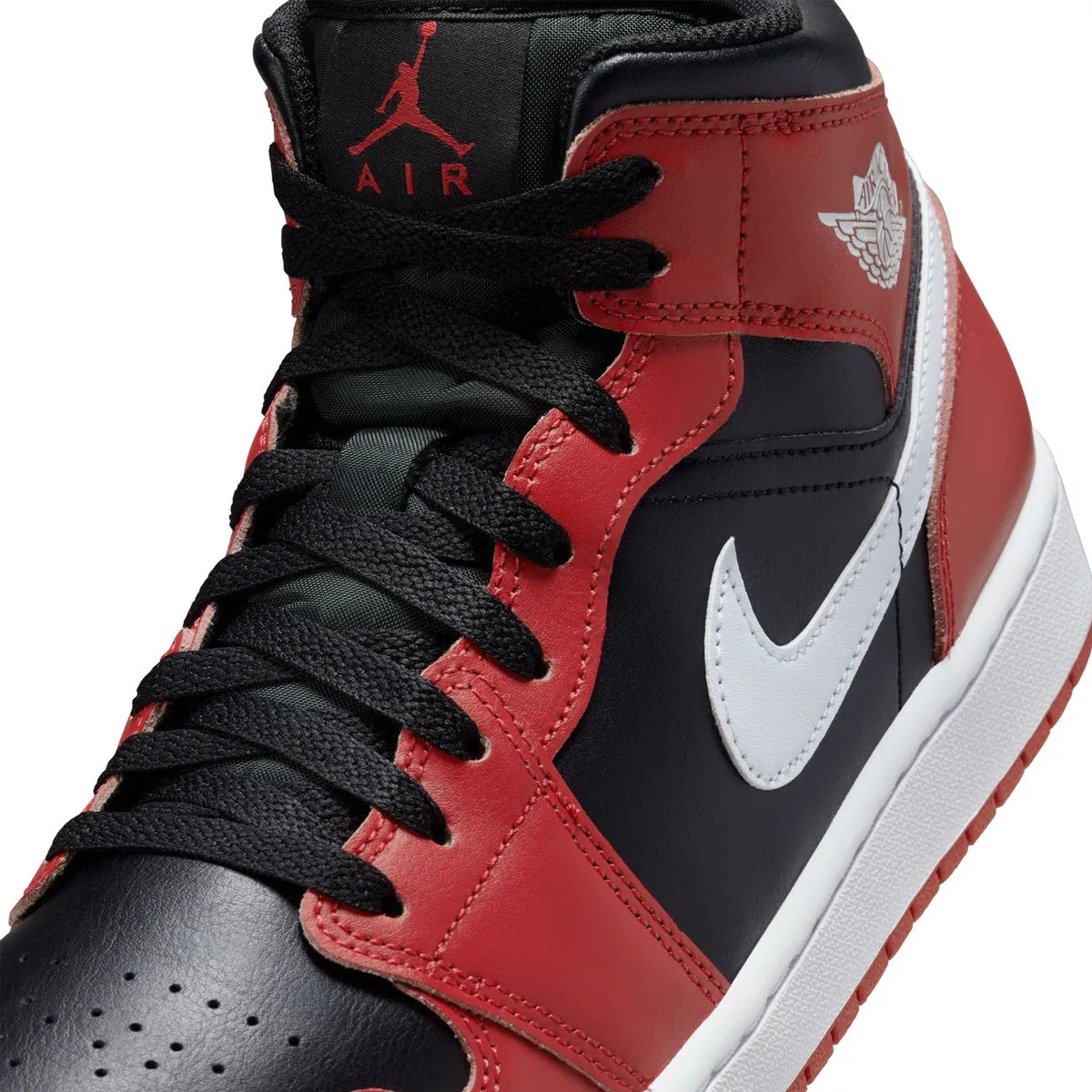 Air Jordan 1 Mid 'Gym Rot Schwarz Zehe'