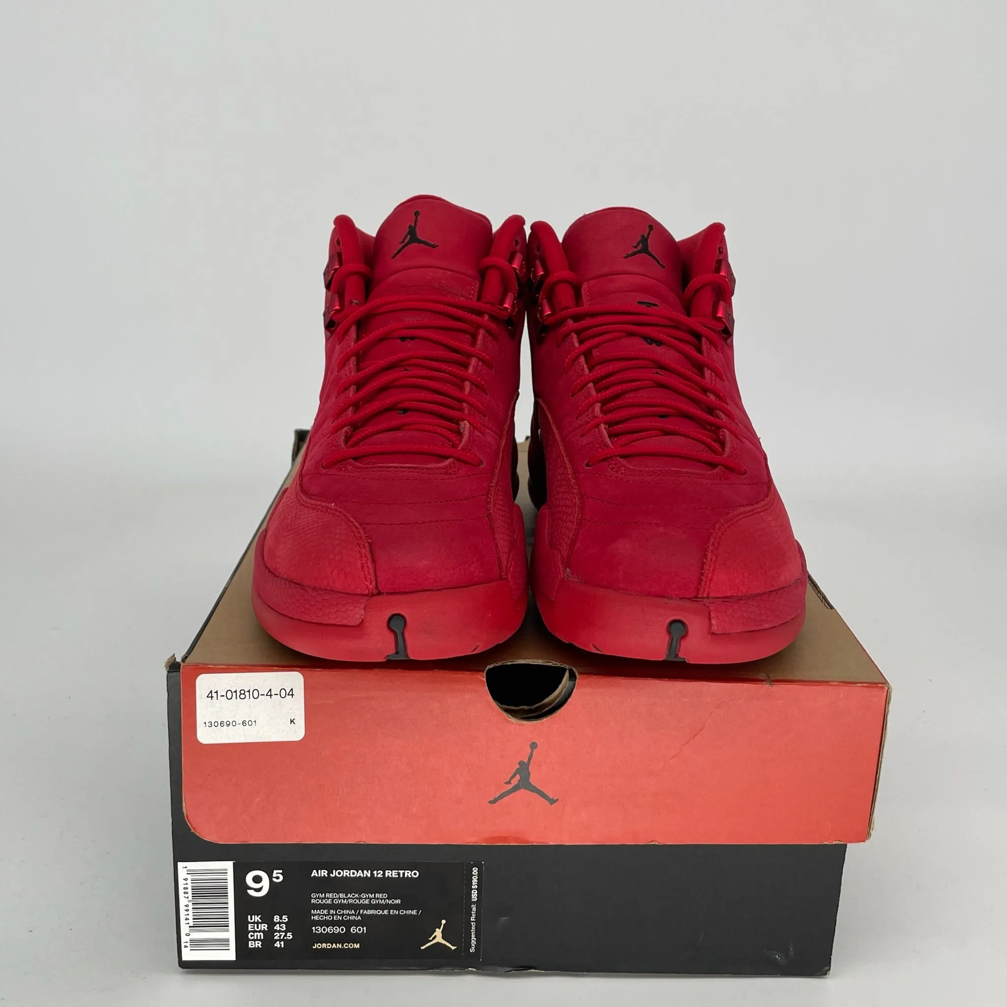 AIR JORDAN 12 GYM ROT GRÖßE 9.5 130690-601