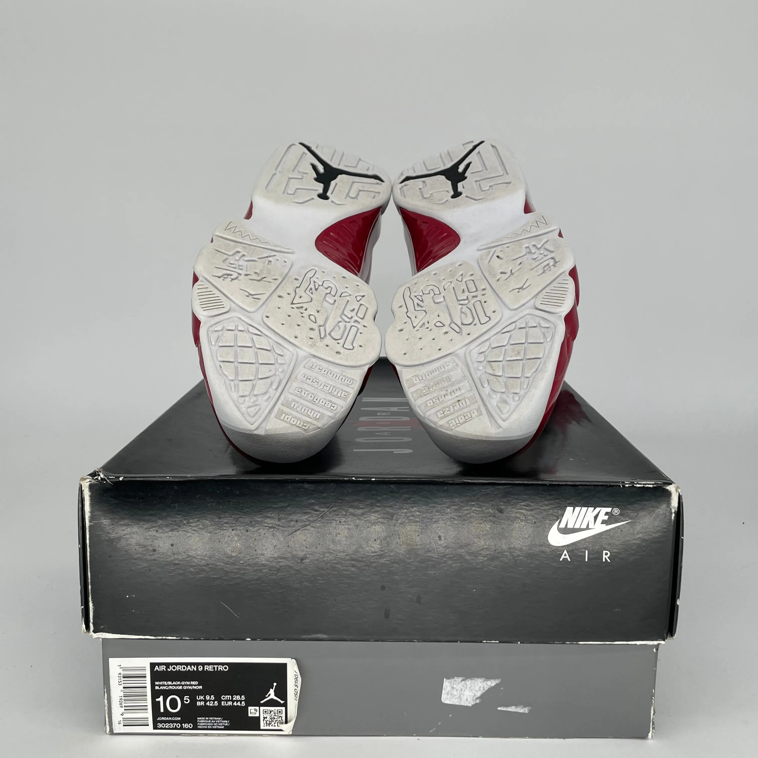 AIR JORDAN 9 GYM ROT GRÖßE 10.5 302370-160