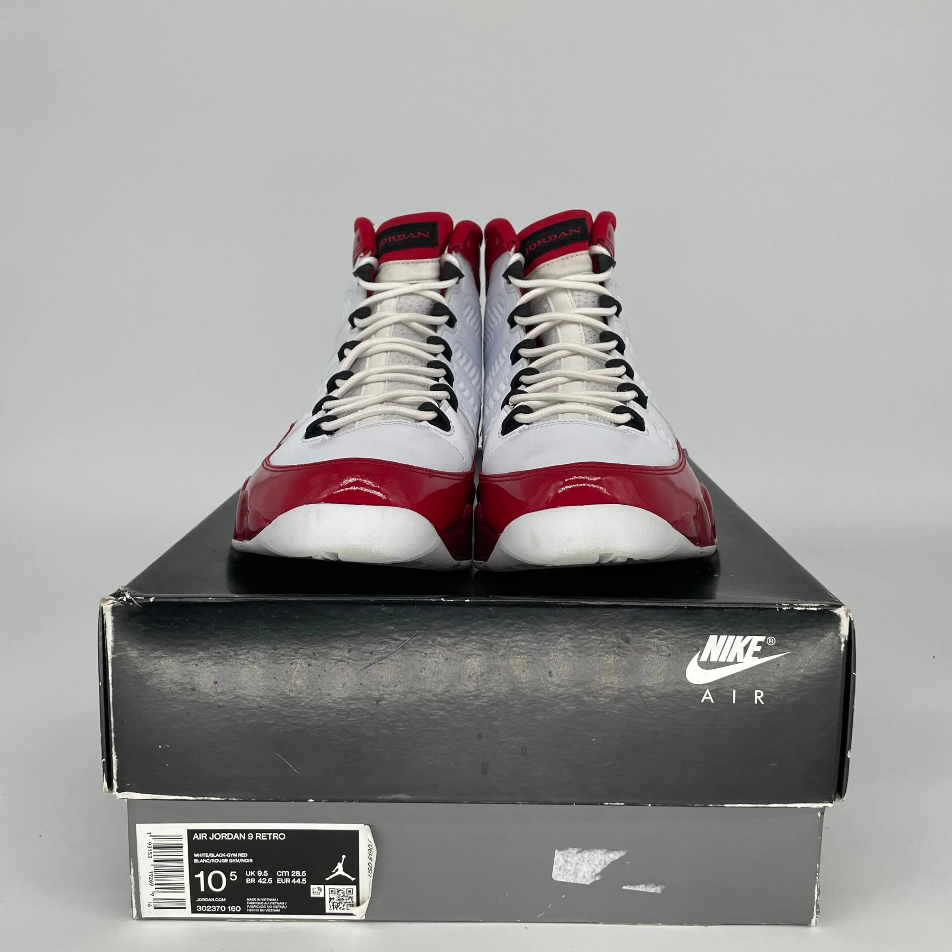 AIR JORDAN 9 GYM ROT GRÖßE 10.5 302370-160