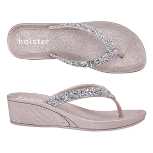 Alora Wedge - Champagner