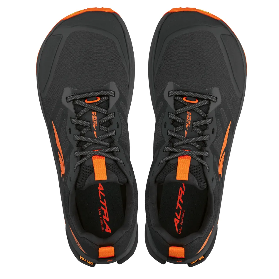 Altra Herren Lone Peak 9   Trailrunning-Schuhe in Schwarz/Orange SS25
