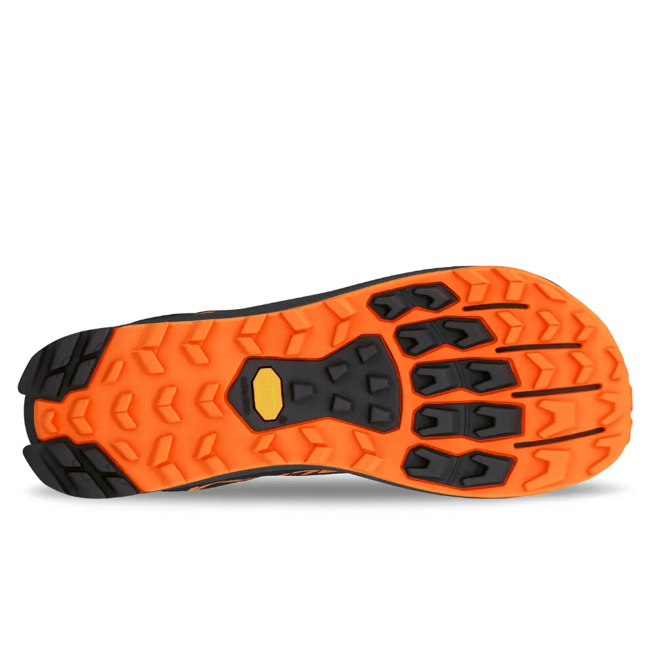 Altra Herren Lone Peak 9   Trailrunning-Schuhe in Schwarz/Orange SS25