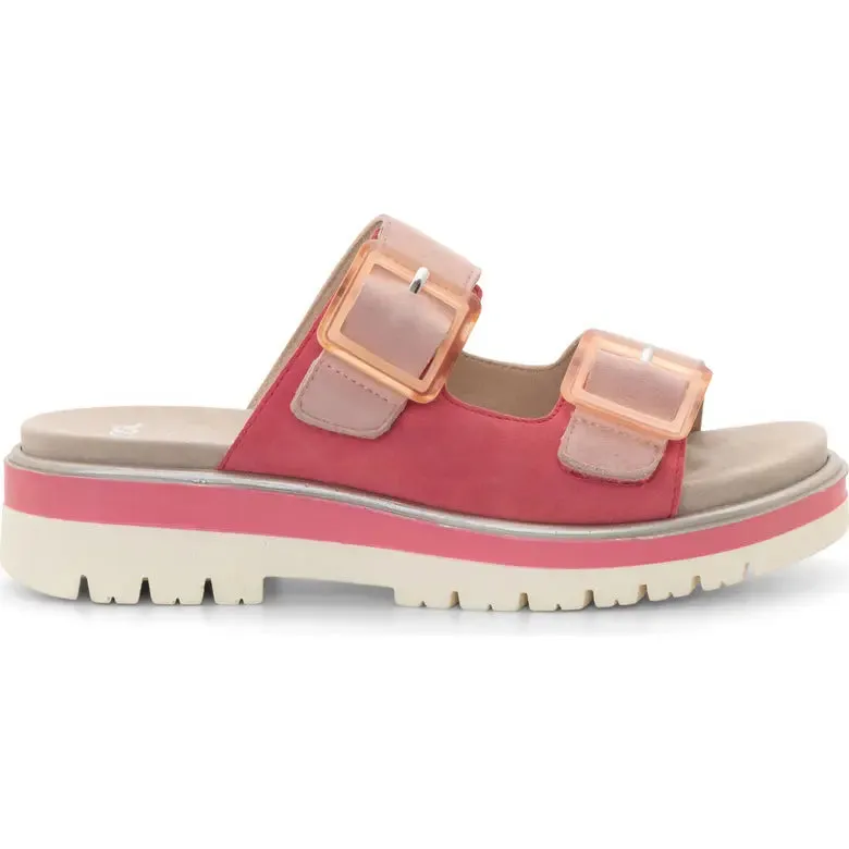 ARA SHOES MARBELLA SLIDE - ROSA MULTI