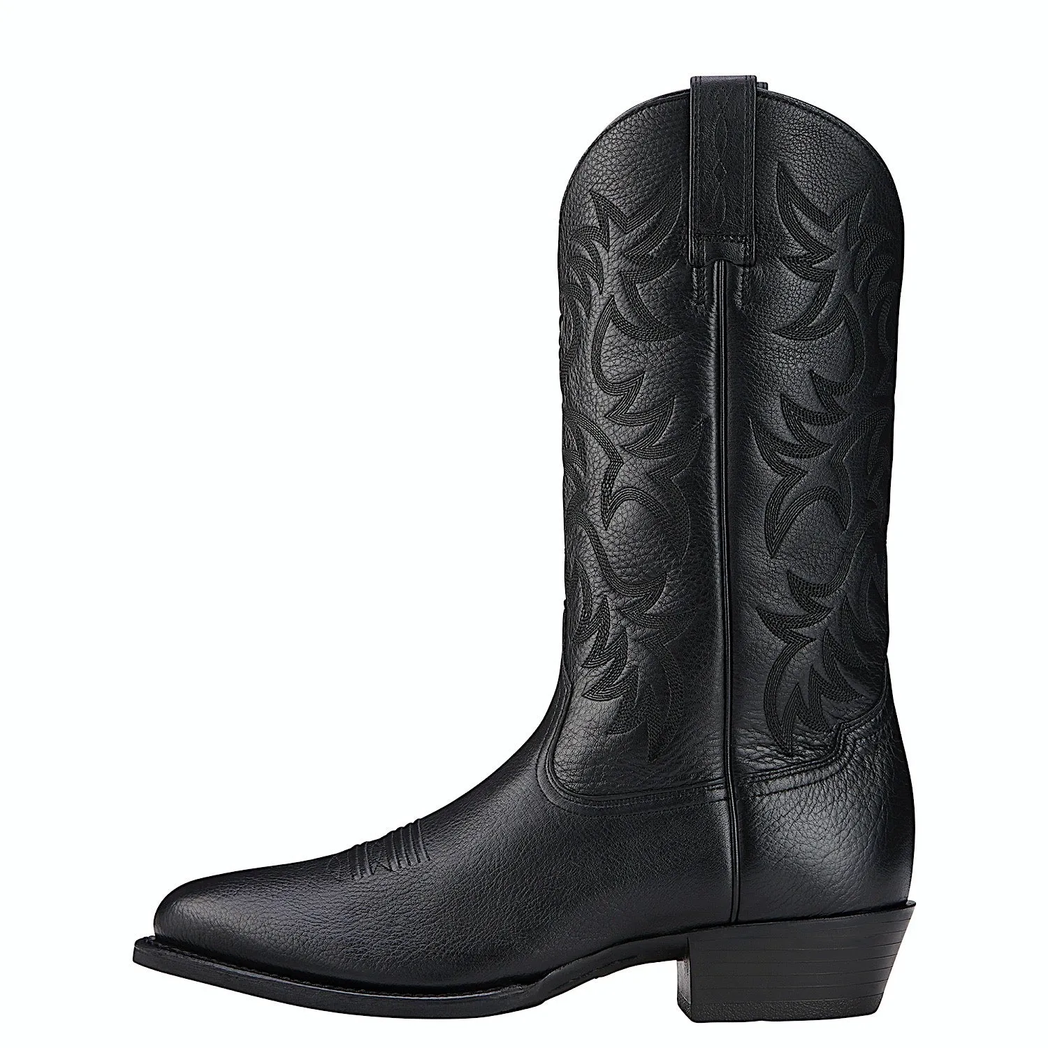 Ariat Herren Heritage Western R-Toe - Schwarze Ariat Schuhe