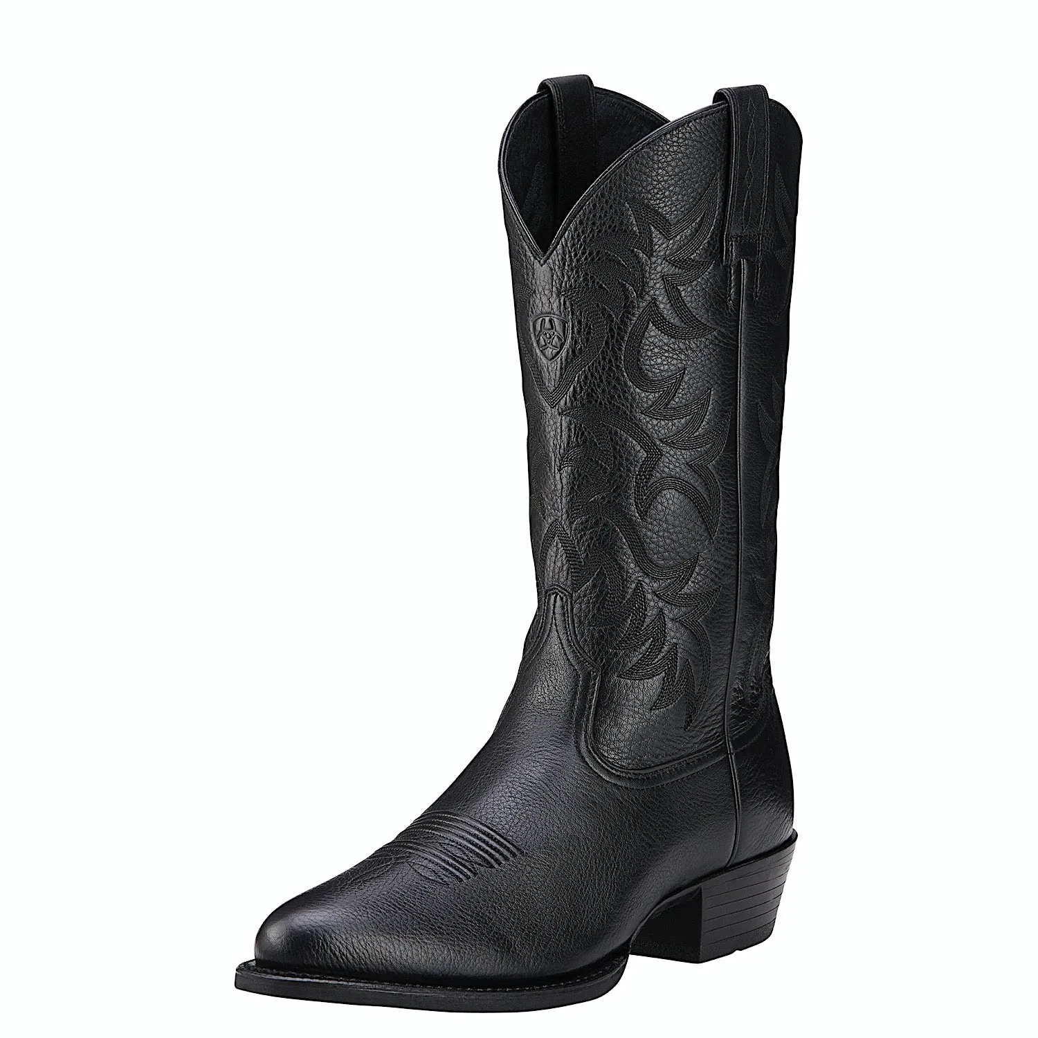 Ariat Herren Heritage Western R-Toe - Schwarze Ariat Schuhe