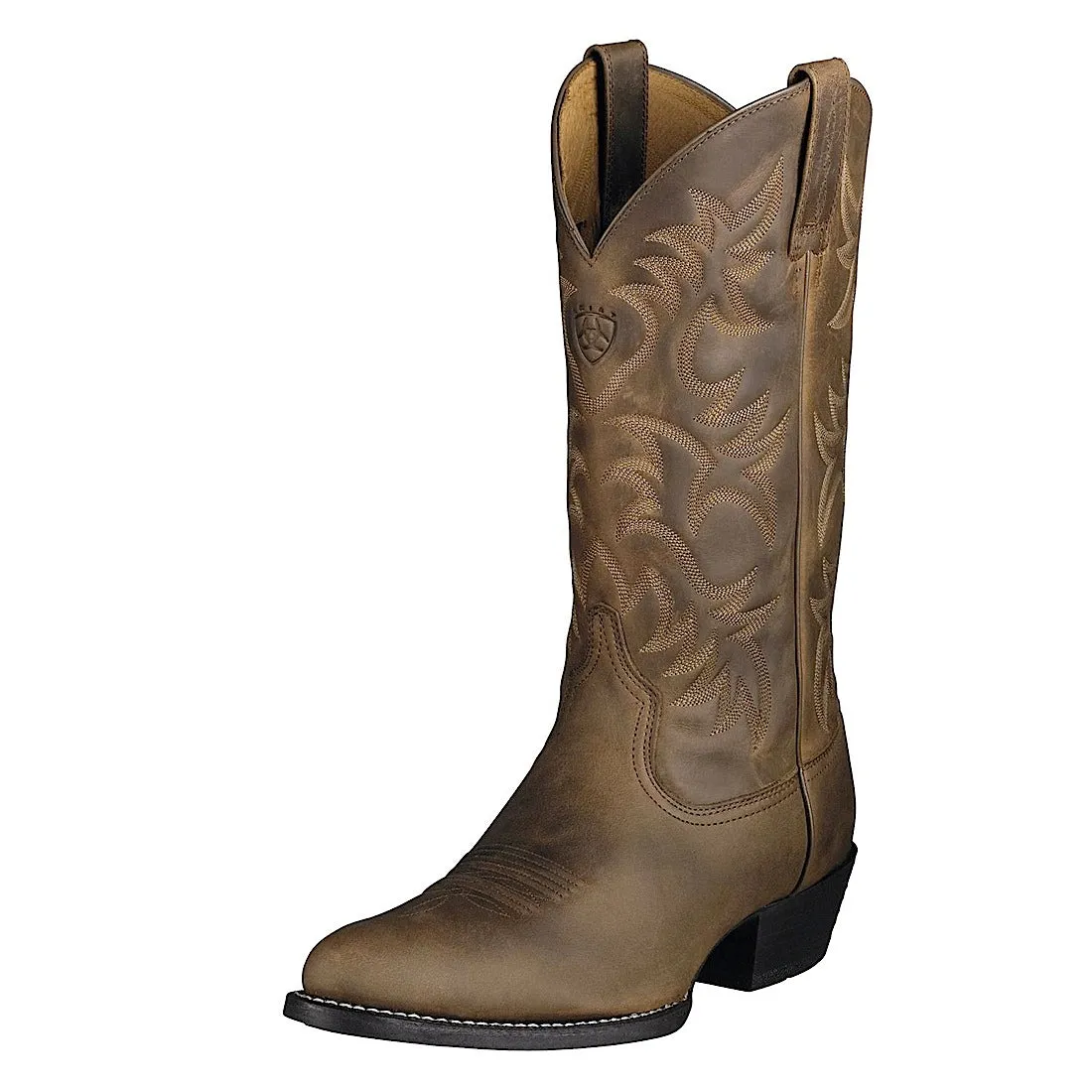 Ariat Herren Heritage Western R-Toe - Vintage Braun Ariat Schuhe