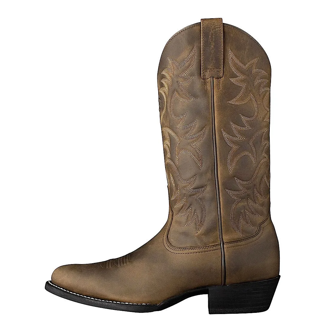 Ariat Herren Heritage Western R-Toe - Vintage Braun Ariat Schuhe