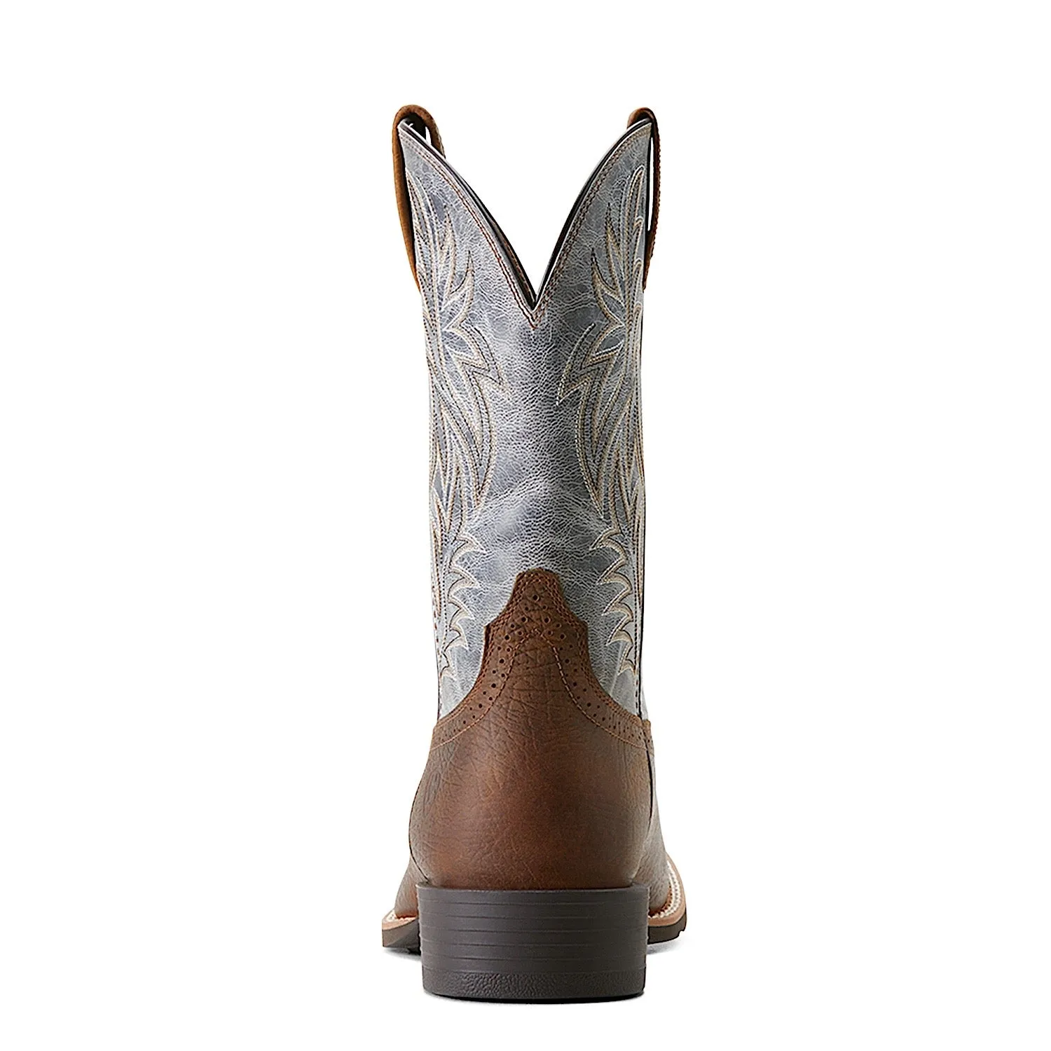 Ariat Herren Sport Western Stiefel mit breiter quadratischer Spitze in Erde/Glacier Blau