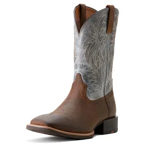 Ariat Herren Sport Western Stiefel mit breiter quadratischer Spitze in Erde/Glacier Blau