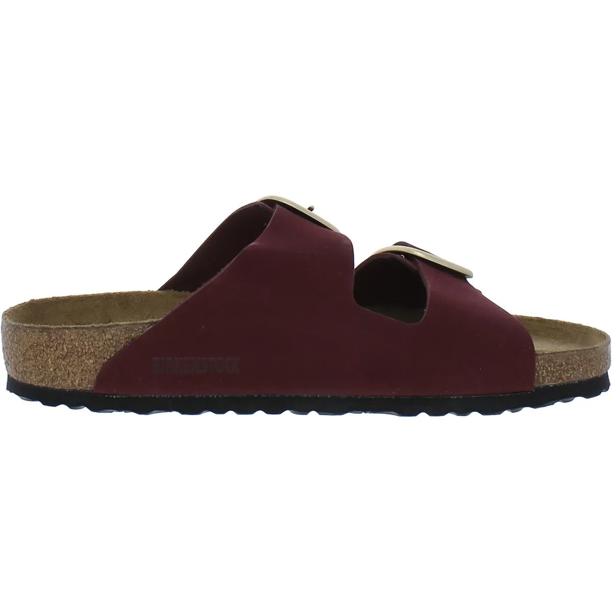 Arizona Damen Ledersandalen mit großem Verschluss und Korksohle