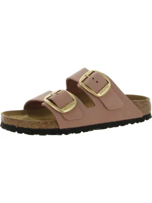 Arizona Damen Ledersandalen mit großer Schnalle und offener Spitze