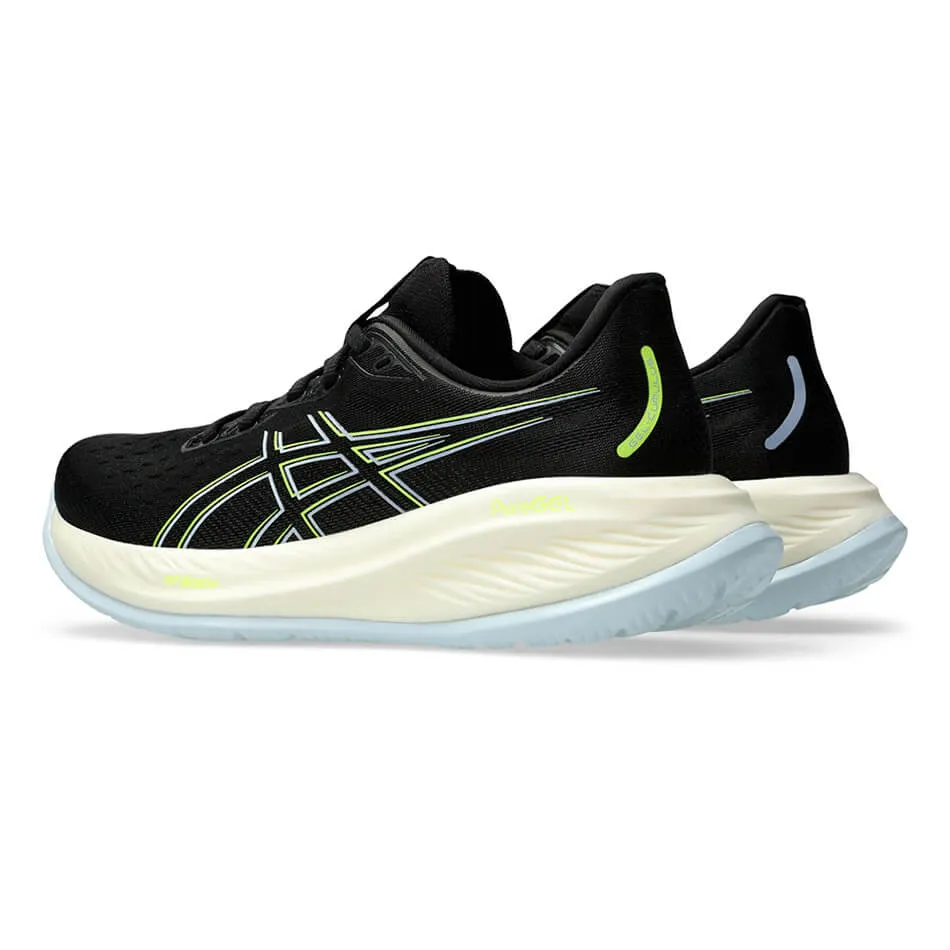 ASICS GEL-CUMULUS 26 Damen-Laufschuhe in Schwarz/Sicherheitsgelb  AW24