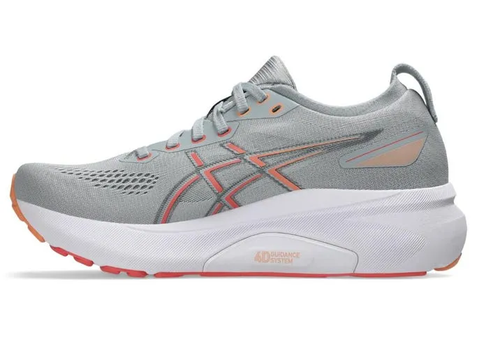 Asics Gel Kayano 31 (D-Weite) - Piedmont Grau/Papaya (Damen) Asics Schuhe