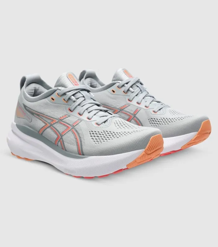 Asics Gel Kayano 31 (D-Weite) - Piedmont Grau/Papaya (Damen) Asics Schuhe