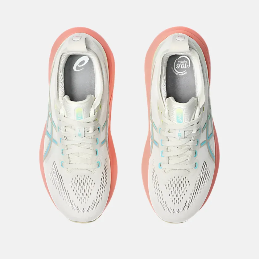 Asics Gel-Kayano 31 Damen Laufschuhe - Birke/Energy Aqua Asics Schuhe