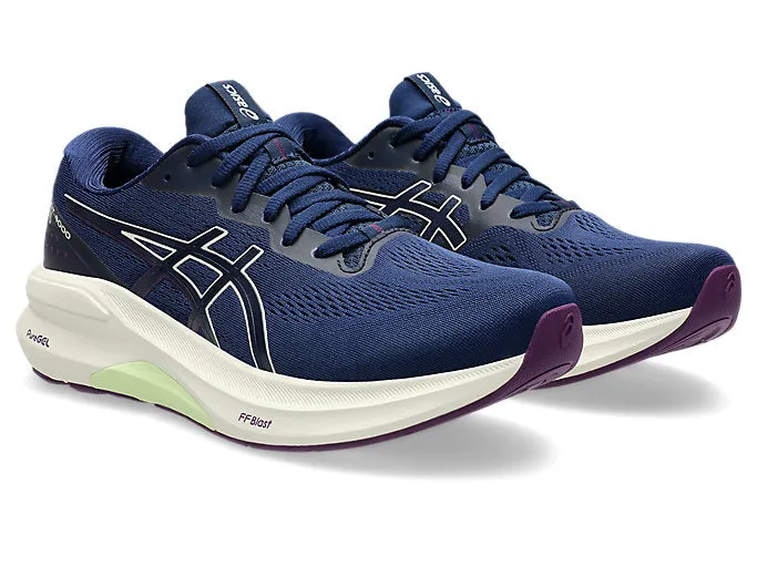 Asics Gt-4000 4 (D-Weite) - Blaue Weite/Birke (Damen) Asics Schuhe