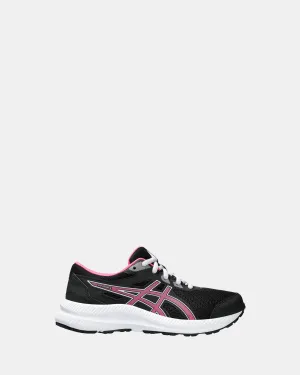Asics Kinder-Schuhe Contend 8 Grundschule Schwarz/Knallrosa