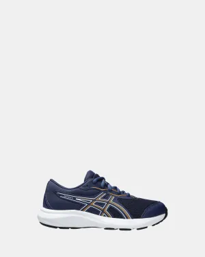 Asics Kinder-Schuhe Contend 9 Grundschule Indigoblau/Weiß