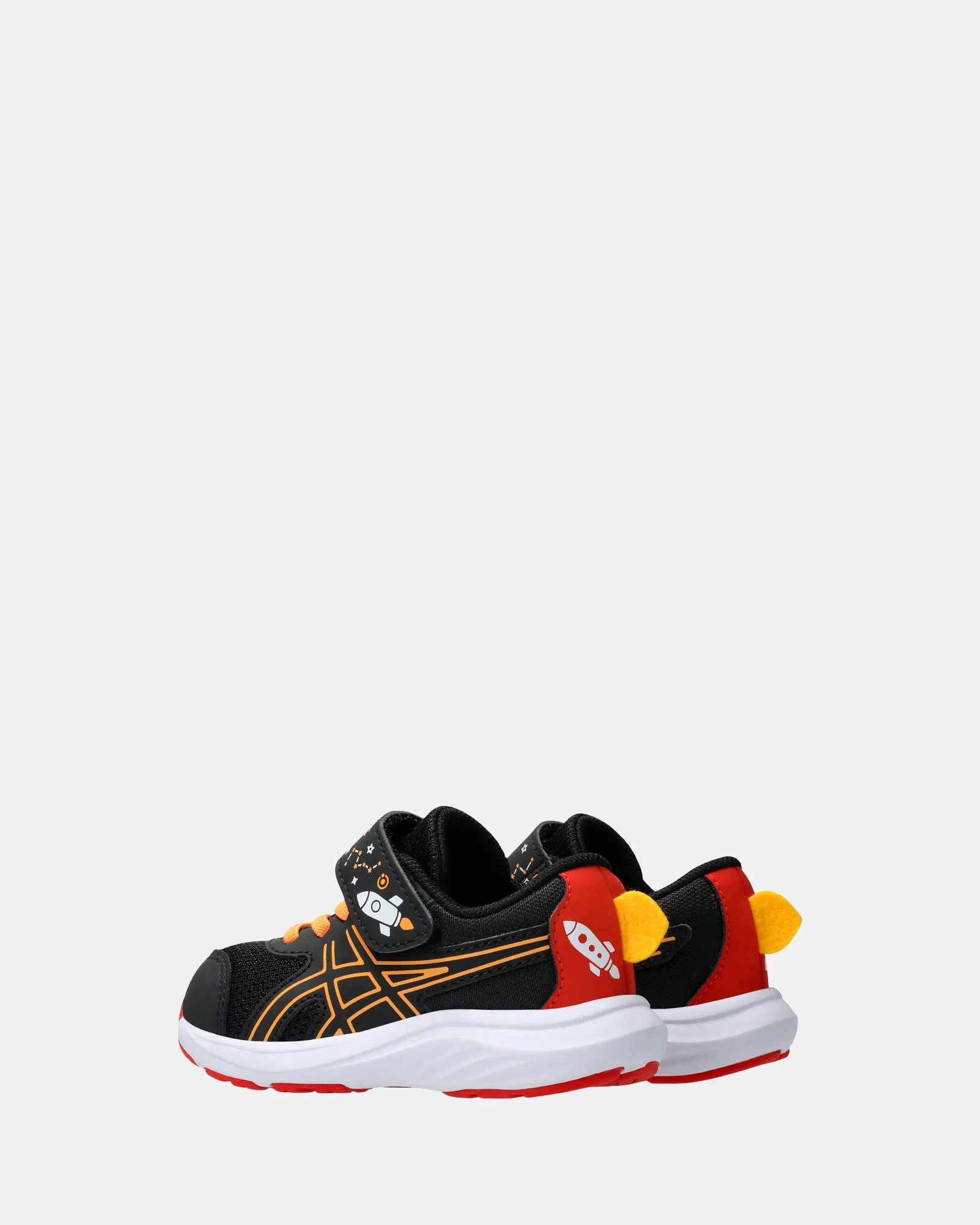 Asics Kinder-Schuhe Contend 9 Schulhof Inf B Schwarz/Orange Pop