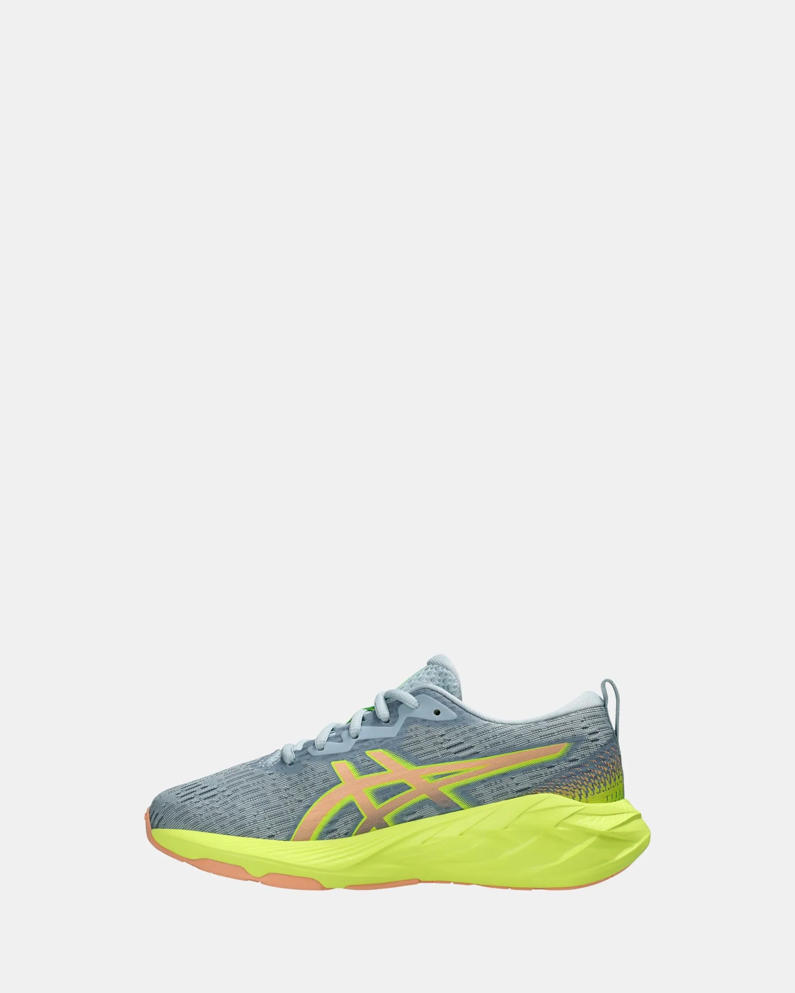 Asics Kinder-Schuhe Novablast 4 Grundschule Kühles Grau/Heller Sonnenstein