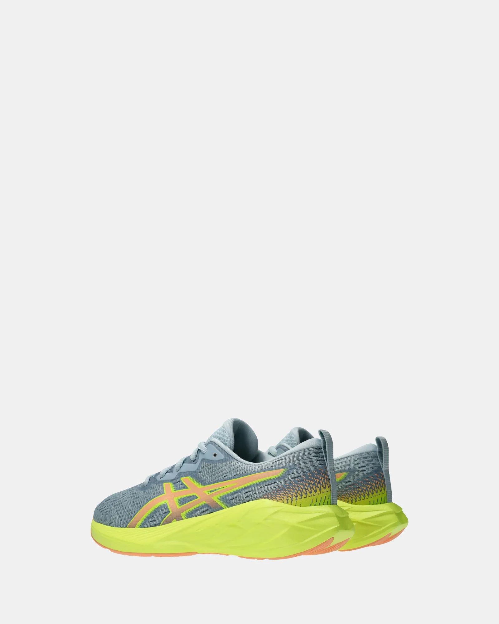 Asics Kinder-Schuhe Novablast 4 Grundschule Kühles Grau/Heller Sonnenstein