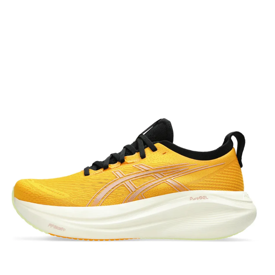 ASICS Herren GEL-NIMBUS 27 Laufschuhe in Bernstein/Neutrales Rosa SS25