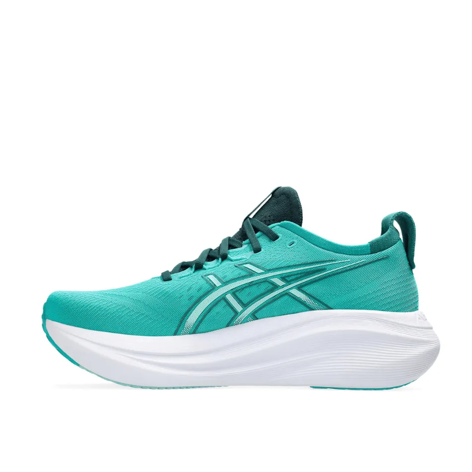ASICS Herren GEL-NIMBUS 27 Laufschuhe in Wave Teal/Saxon Green SS25