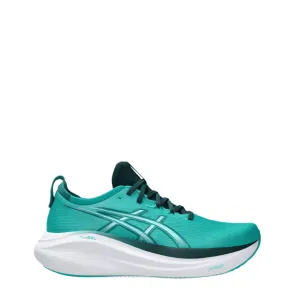 ASICS Herren GEL-NIMBUS 27 Laufschuhe in Wave Teal/Saxon Green SS25