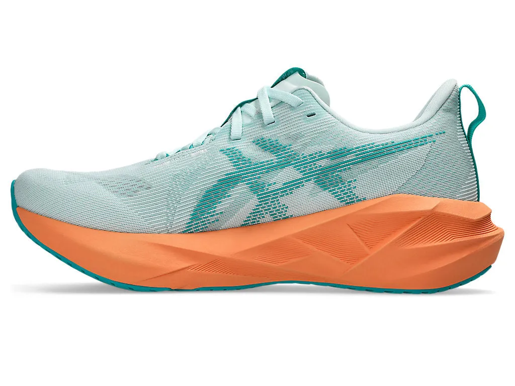 Asics Novablast 5 (D-Weite) - Beruhigendes Meer/Wellen-Türkis (Herren) Asics Schuhe