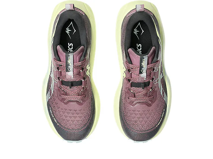 Asics Trabuco Max 4 (B-Weite) - Purpuroxid/Cold Moss (Damen) Asics Schuhe