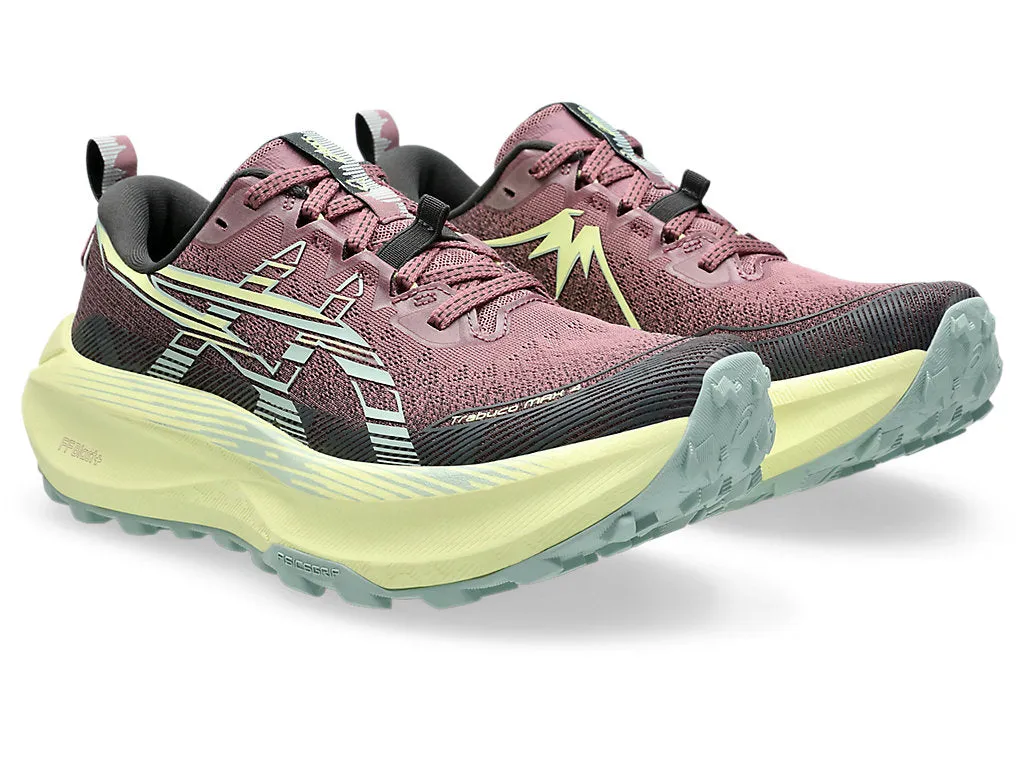 Asics Trabuco Max 4 (B-Weite) - Purpuroxid/Cold Moss (Damen) Asics Schuhe