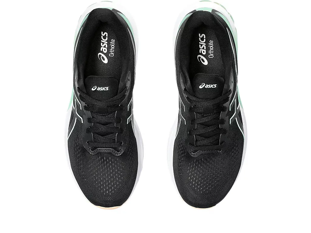 ASICS DAMEN GT 1000-12 SCHWARZ/MINT SCHUHE