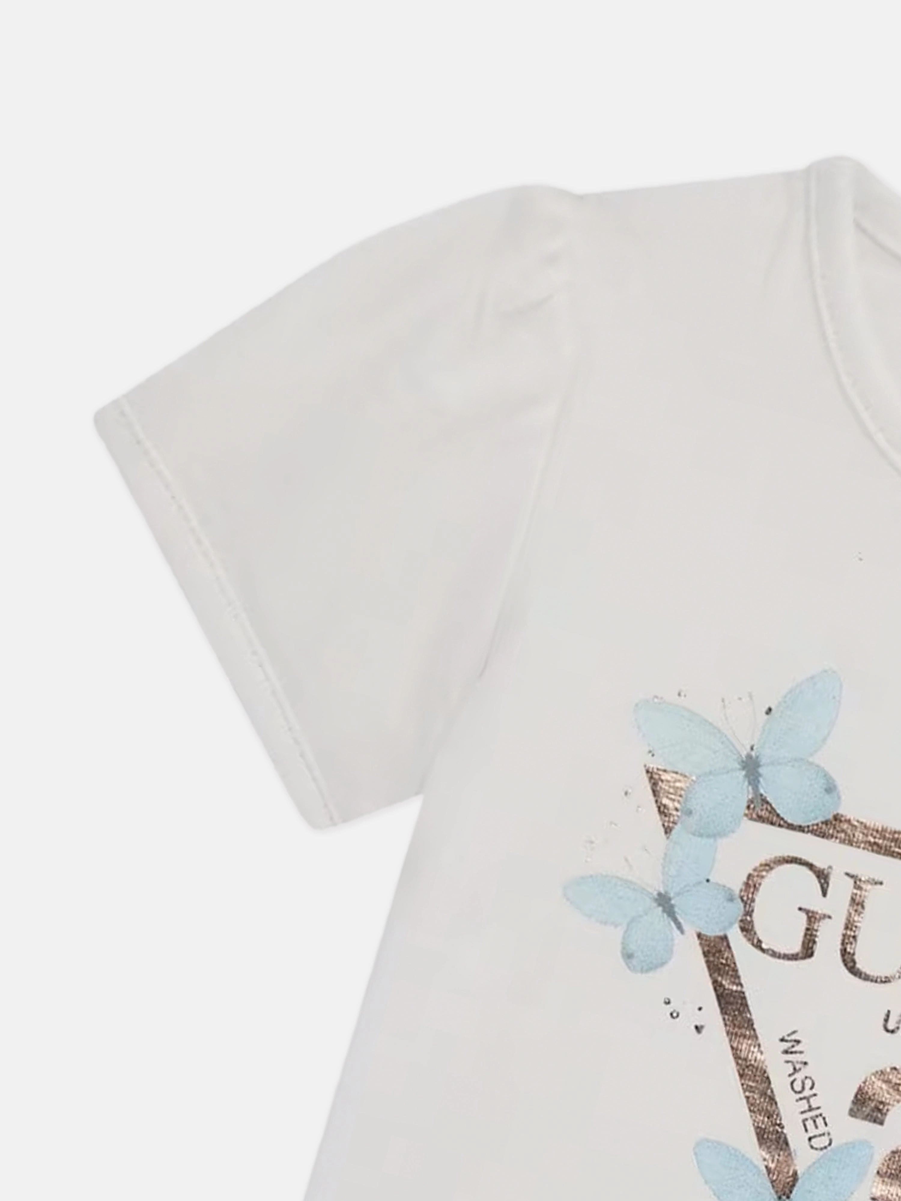 Baby Girls Logo T-Shirt in White